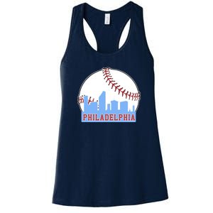 Phillies Philly Dancing On My Own Philadelphia Baseball Women's Racerback Tank