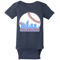 Phillies Philly Dancing On My Own Philadelphia Baseball Baby Bodysuit