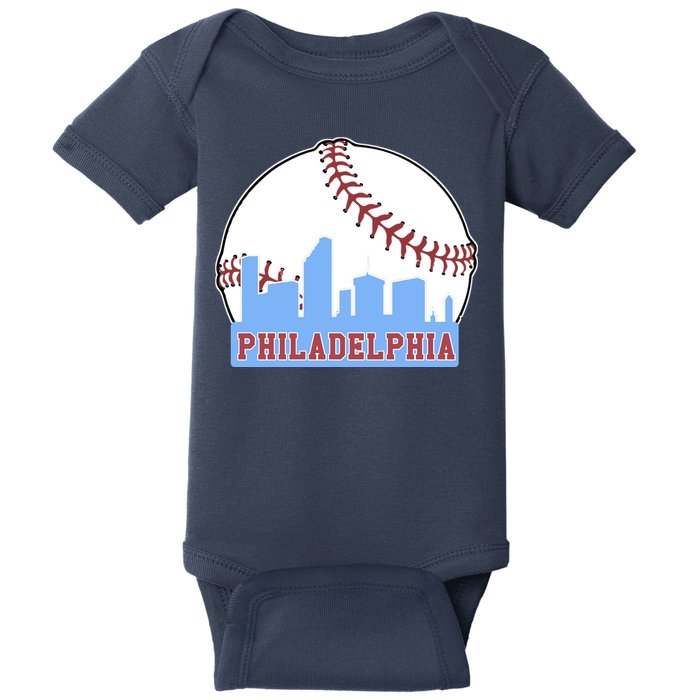 Phillies Philly Dancing On My Own Philadelphia Baseball Baby Bodysuit