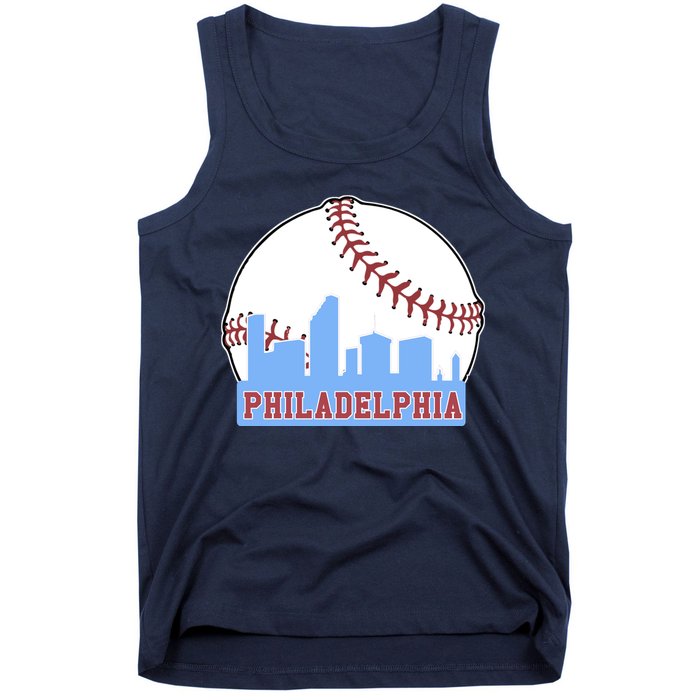 Phillies Philly Dancing On My Own Philadelphia Baseball Tank Top