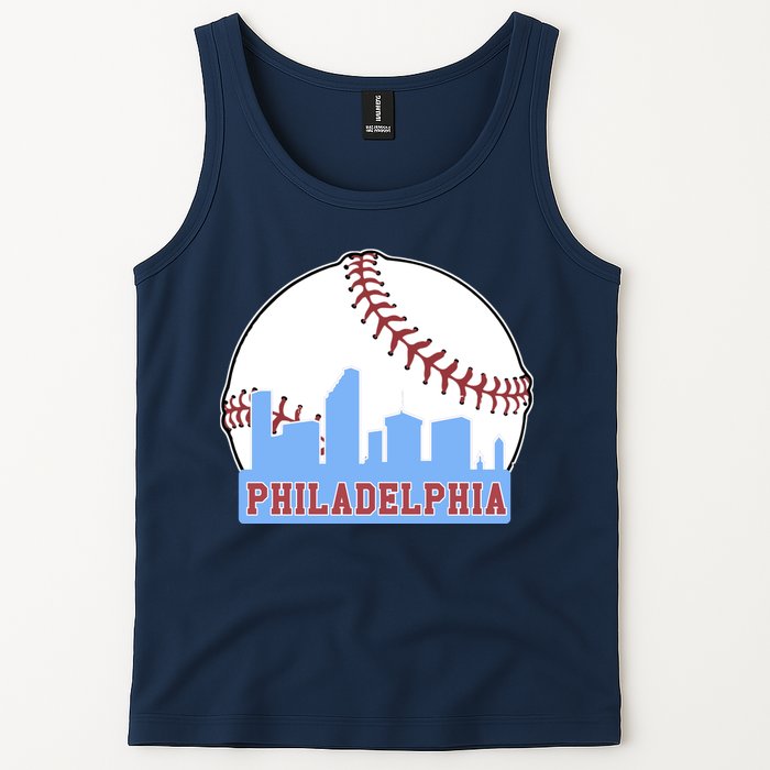 Phillies Philly Dancing On My Own Philadelphia Baseball Tank Top