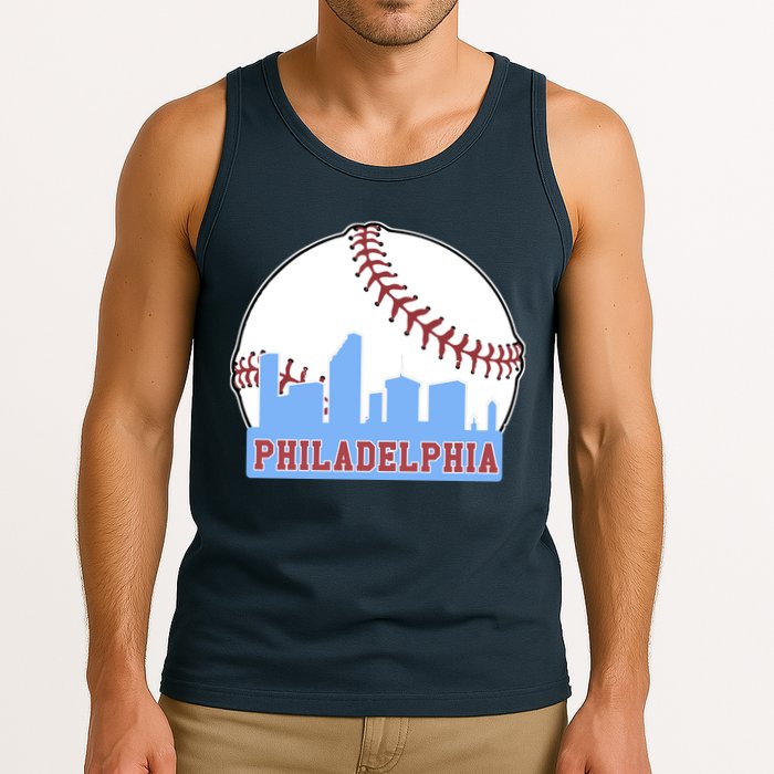 Phillies Philly Dancing On My Own Philadelphia Baseball Tank Top