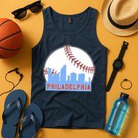 Phillies Philly Dancing On My Own Philadelphia Baseball Tank Top