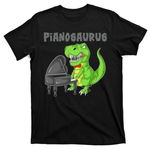 Pianosaurus Piano Dinosaur T-Shirt