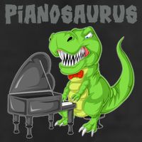 Pianosaurus Piano Dinosaur Adult Drive Performance Visor