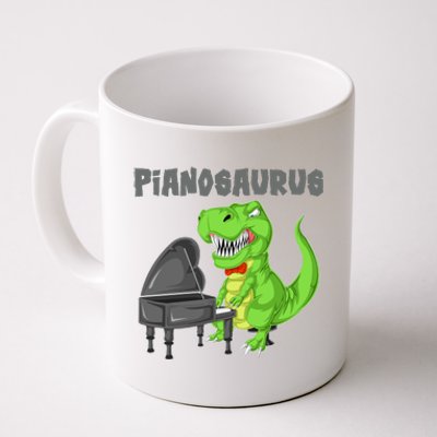 Pianosaurus Piano Dinosaur Coffee Mug