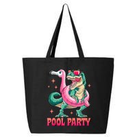 Pool Party Dinosaurflamingo Float Funny T Rex Gifts Tank Top 25L Jumbo Tote