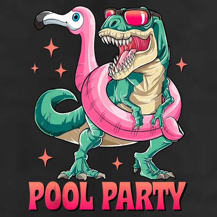 Pool Party Dinosaurflamingo Float Funny T Rex Gifts Tank Top 25L Jumbo Tote