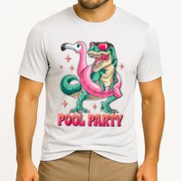 Pool Party Dinosaurflamingo Float Funny T Rex Gifts Tank Top Cooling Performance Crew T-Shirt