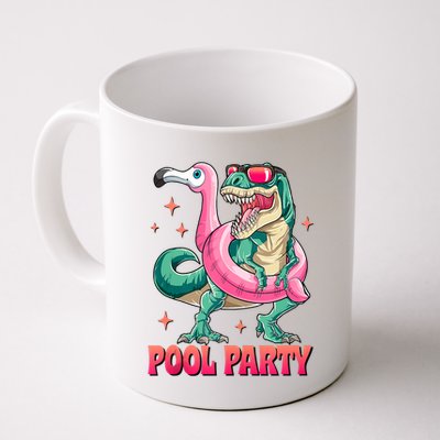 Pool Party Dinosaurflamingo Float Funny T Rex Gifts Tank Top Mug