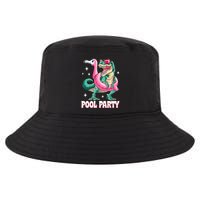 Pool Party Dinosaur Flamingo Float Funny T Rex Summer Cool Comfort Performance Bucket Hat