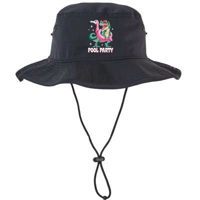 Pool Party Dinosaur Flamingo Float Funny T Rex Summer Legacy Cool Fit Booney Bucket Hat