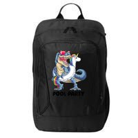 Pool Party Dinosaur Unicorn Funny T Rex Float Rainbow Cute Tank Top City Backpack