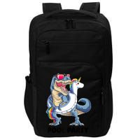 Pool Party Dinosaur Unicorn Funny T Rex Float Rainbow Cute Tank Top Impact Tech Backpack