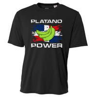 Platano Power Dominican Republic Flag Design Cooling Performance Crew T-Shirt