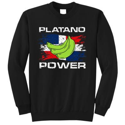 Platano Power Dominican Republic Flag Design Sweatshirt