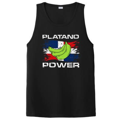 Platano Power Dominican Republic Flag Design PosiCharge Competitor Tank