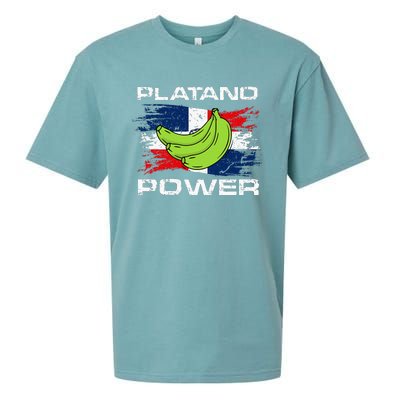 Platano Power Dominican Republic Flag Design Sueded Cloud Jersey T-Shirt