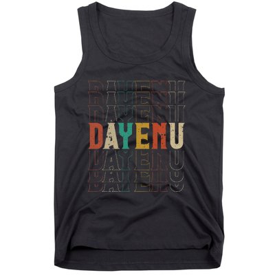 Pesach Passover Dayenu Enough Prayer Seder Jewish Tank Top