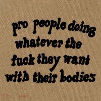 Pro People Doing Whatever The Fuck They Want With Their Bodies Cotton Canvas Backpack