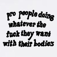 Pro People Doing Whatever The Fuck They Want With Their Bodies Cooling Performance Crew T-Shirt