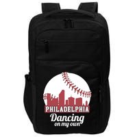 Phillies Philly Dancing On My Own Philadelphia Baseball Impact Tech Backpack