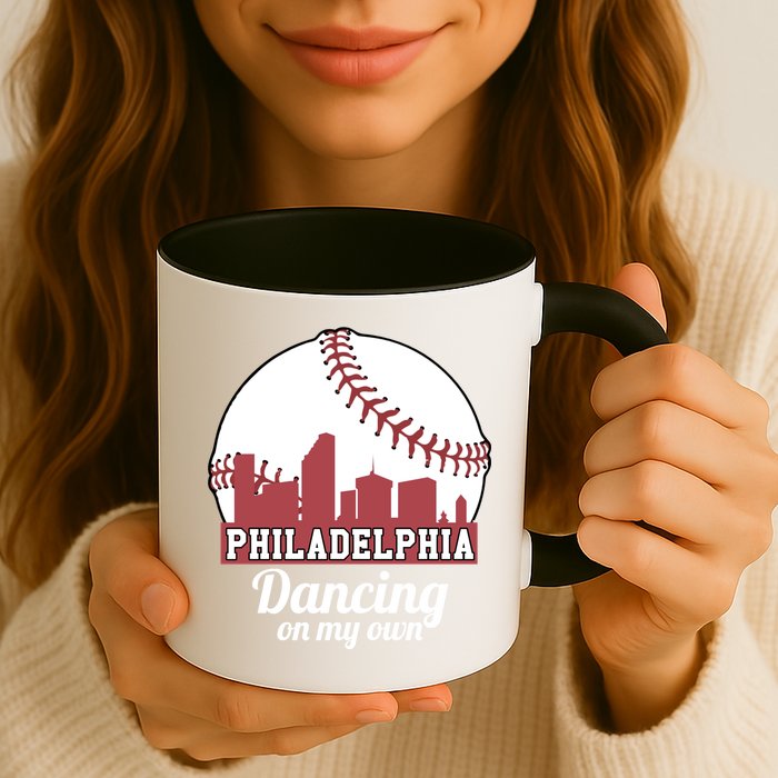 Phillies Philly Dancing On My Own Philadelphia Baseball Mug