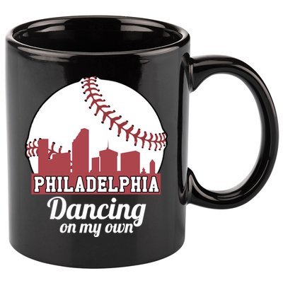 Phillies Philly Dancing On My Own Philadelphia Baseball 11oz C Handle Ceramic Mug