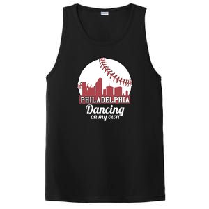 Phillies Philly Dancing On My Own Philadelphia Baseball PosiCharge Competitor Tank