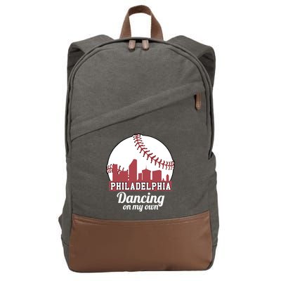Phillies Philly Dancing On My Own Philadelphia Baseball Cotton Canvas Backpack