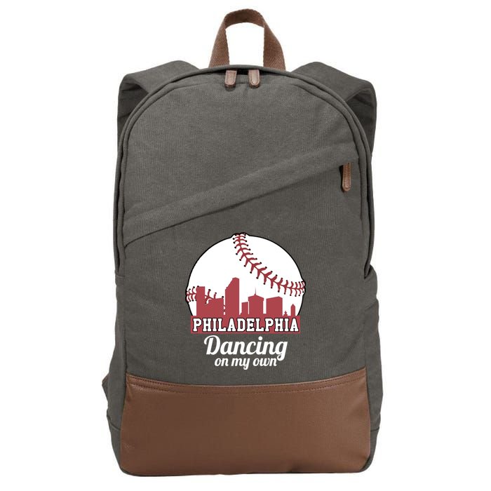 Phillies Philly Dancing On My Own Philadelphia Baseball Cotton Canvas Backpack