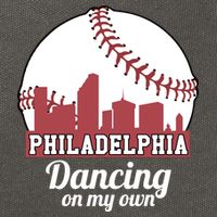 Phillies Philly Dancing On My Own Philadelphia Baseball Cotton Canvas Backpack