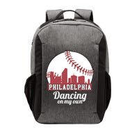 Phillies Philly Dancing On My Own Philadelphia Baseball Vector Backpack