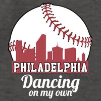 Phillies Philly Dancing On My Own Philadelphia Baseball Vector Backpack