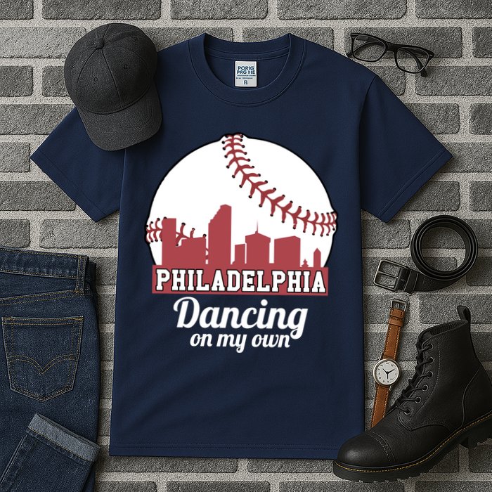 Phillies Philly Dancing On My Own Philadelphia Baseball Tall T-Shirt