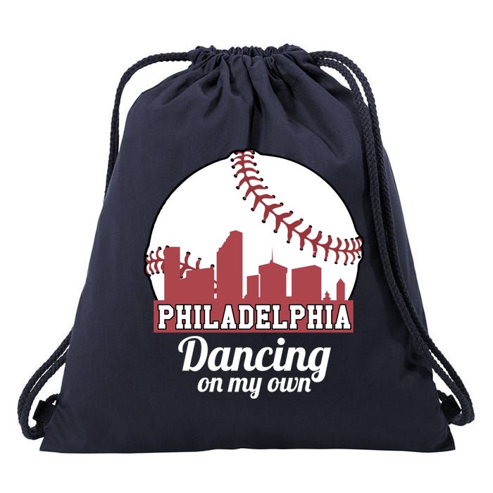 Phillies Philly Dancing On My Own Philadelphia Baseball Drawstring Bag