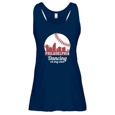 Phillies Philly Dancing On My Own Philadelphia Baseball Ladies Essential Flowy Tank