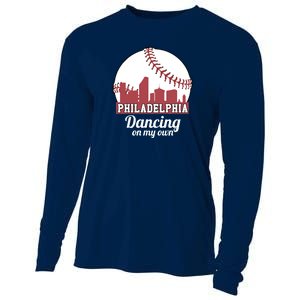 Phillies Philly Dancing On My Own Philadelphia Baseball Cooling Performance Long Sleeve Crew