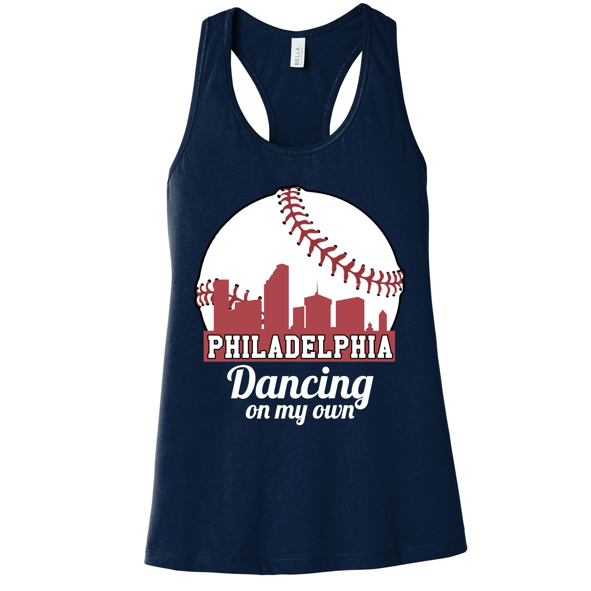 Phillies Philly Dancing On My Own Philadelphia Baseball Womens Tank Top