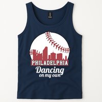 Phillies Philly Dancing On My Own Philadelphia Baseball Tank Top
