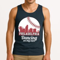 Phillies Philly Dancing On My Own Philadelphia Baseball Tank Top