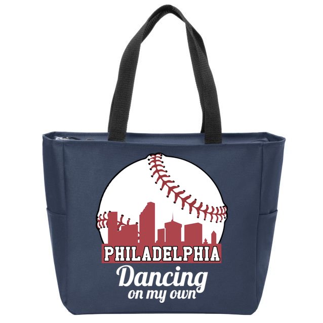 Phillies Philly Dancing On My Own Philadelphia Baseball Zip Tote Bag