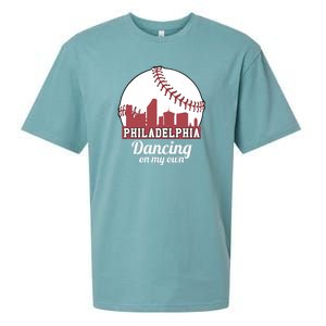 Phillies Philly Dancing On My Own Philadelphia Baseball Sueded Cloud Jersey T-Shirt