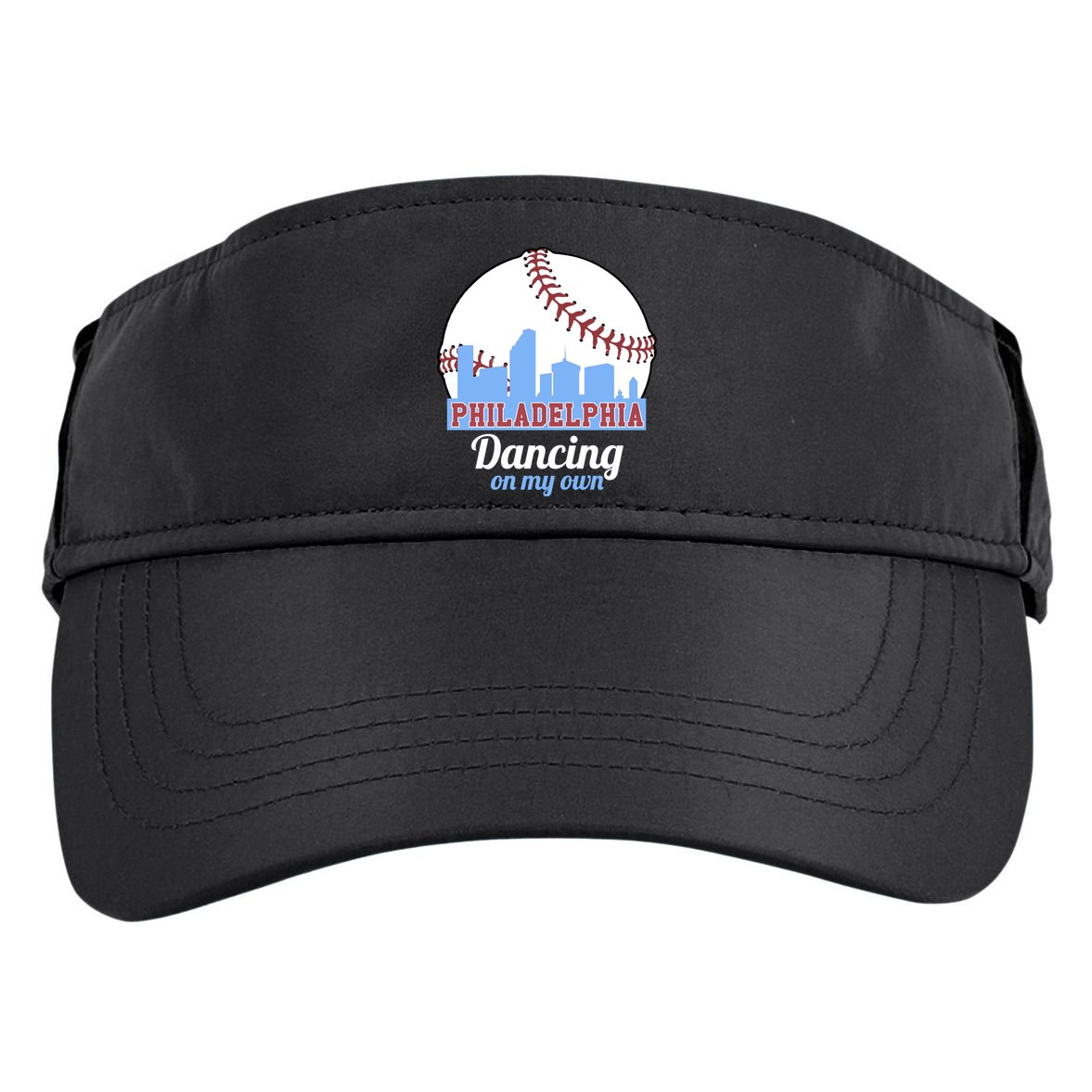 Phillies Philly Dancing On My Own Philadelphia Baseball Adult Drive Performance Visor