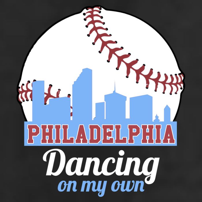 Phillies Philly Dancing On My Own Philadelphia Baseball Adult Drive Performance Visor