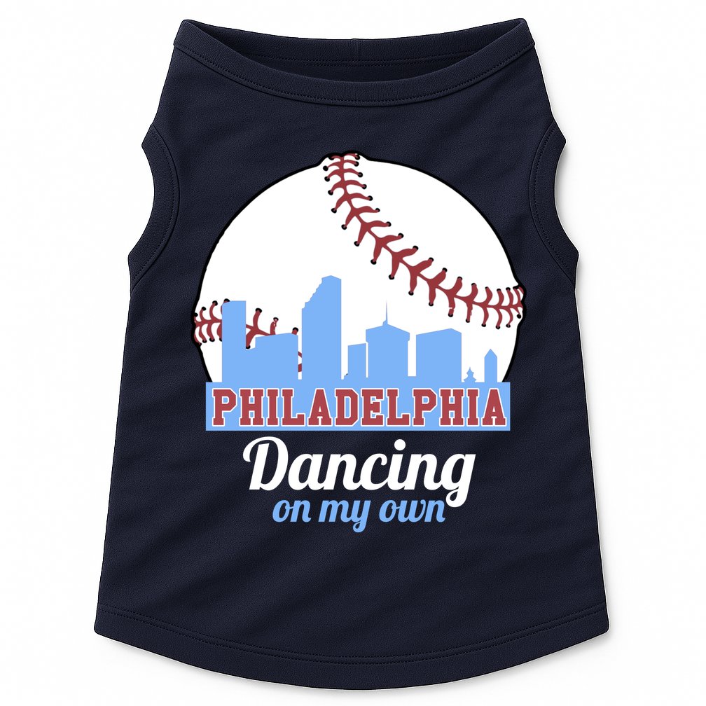 Phillies Philly Dancing On My Own Philadelphia Baseball Doggie Tank