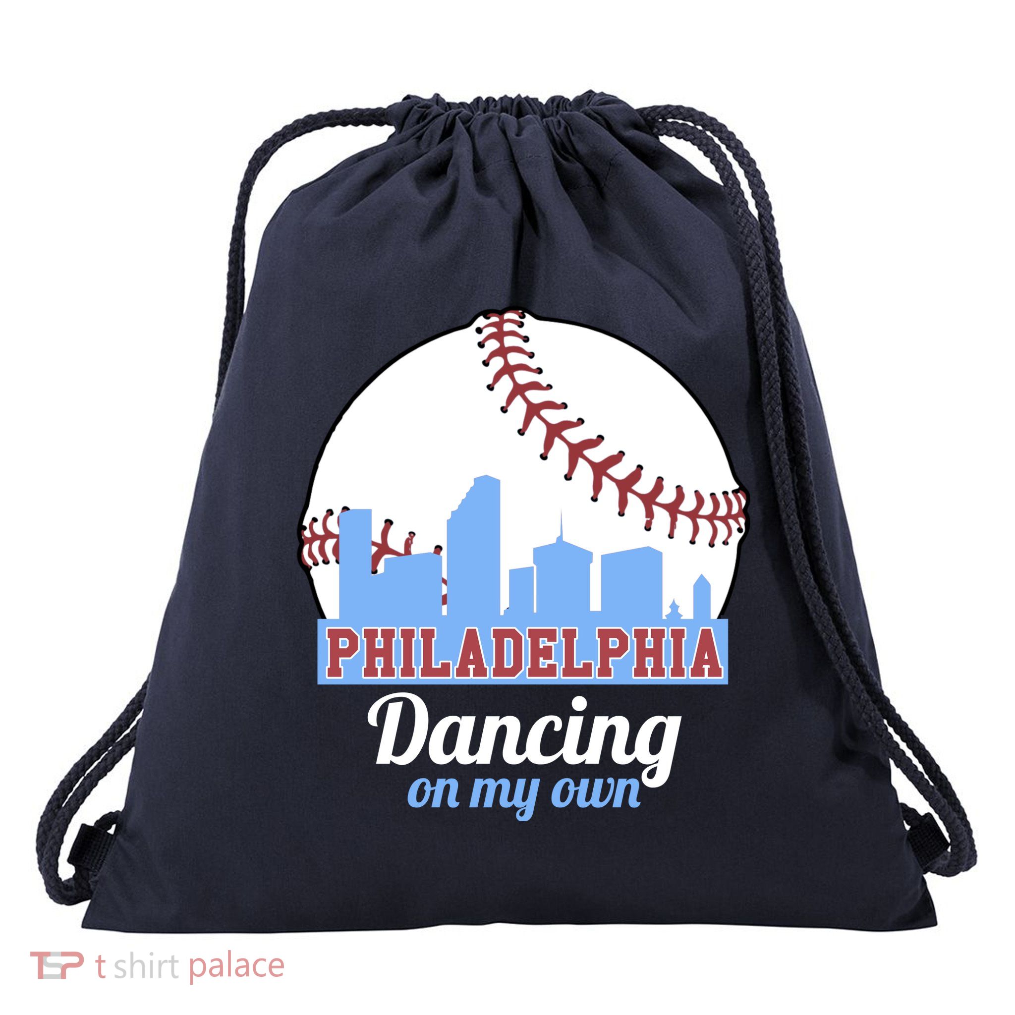 Phillies Philly Dancing On My Own Philadelphia Baseball Drawstring Bag