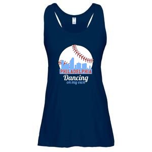 Phillies Philly Dancing On My Own Philadelphia Baseball Ladies Essential Flowy Tank