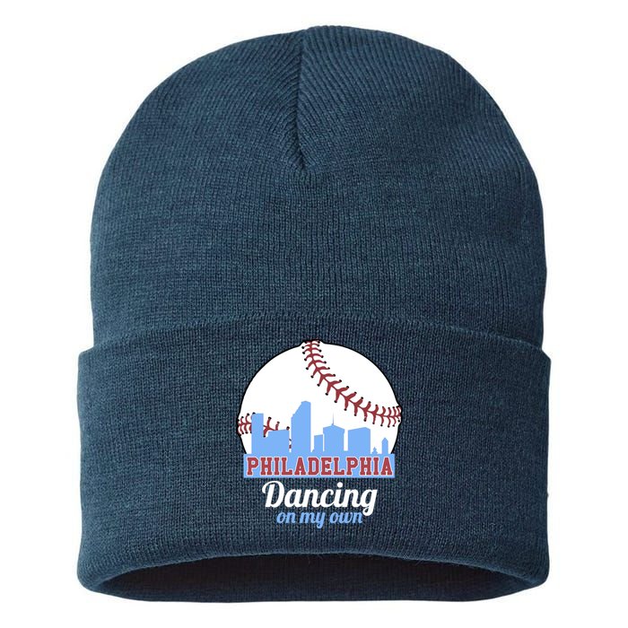 Phillies Philly Dancing On My Own Philadelphia Baseball Sustainable Knit Beanie