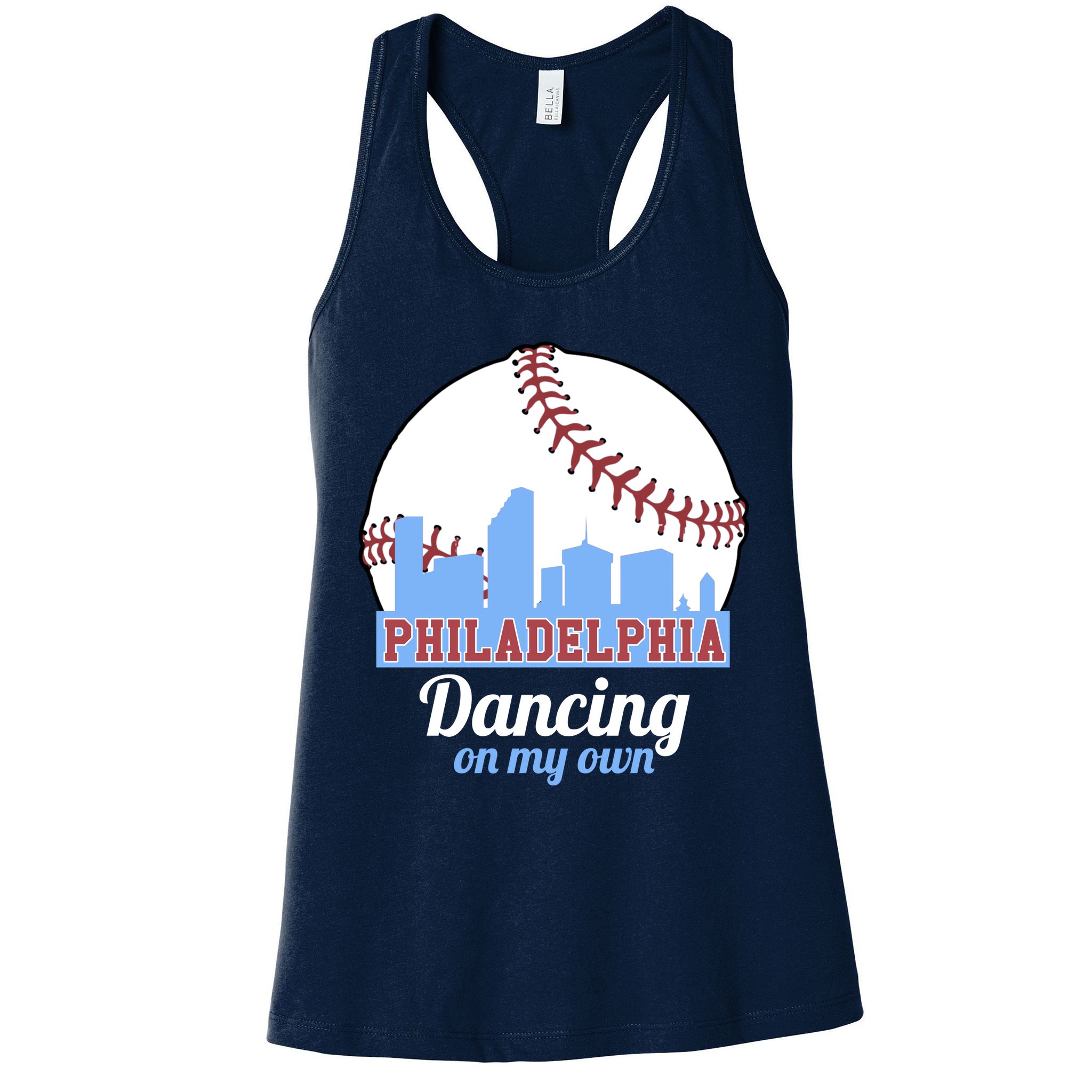 Phillies Philly Dancing On My Own Philadelphia Baseball Womens Tank Top